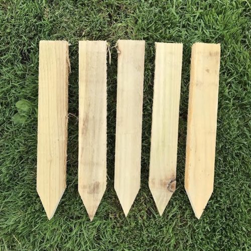 3ft x 1/2in 6-Pack Natural Packaged Hardwood Stakes 